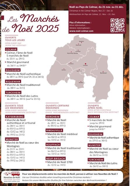 Liste des marchés de noel authentiques en Alsace